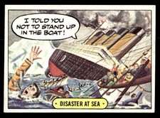 1976 Topps Hysterical History #44 Disaster at Sea picture
