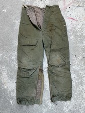 WWII USAAF Type A-11A Flight Trousers Alpaca Lined Size 34 Vintage Military picture
