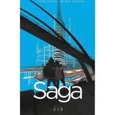 Saga Trade Paperback #6 in Near Mint minus condition. Image comics [u picture