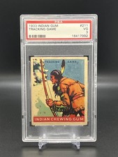 1933 Goudey Indian Gum Tracking Game #211 Graded PSA 3 **Rare** *BNB* picture