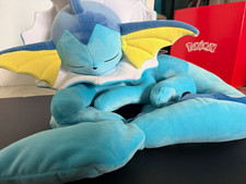 Jazwares Pokémon Vaporeon Plush Toy Blue Yellow White, PKW4797 PKW4797-030526-MV picture