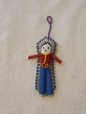 Vintage Native American Indian Beaded Miniature Souvenir picture