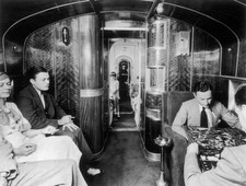Presentation a cabins inside new trans Pacific sea plane It is Pan- 1935 Photo picture