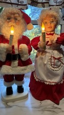 Vintage Santa’s Pride Animated Santa & Mrs. Claus Set MINT IN BOXES Tested &work picture