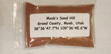 Moab's Sand Hill Grand County Moab Utah Red Sand Soil Sample Apx. 30ml picture