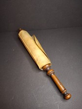 Antique 19th C Megillat Esther Parchment Scroll Ashkenazi Script Wood Roller picture