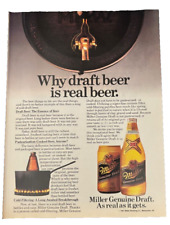 1987 Miller Genuine Draft Beer vintage print ad - As Real as it Gets picture
