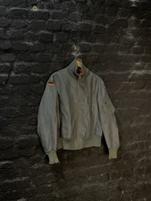 Vintage 1992 German Army Bundeswehr Leather Flight Jacket | Spieth & Wensky  picture