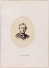 Josiah Parsons Cooke Jr. 1860s Vintage Scholar Portrait Photo Reprint picture