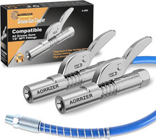 Grease Gun Coupler 2 PCS, Strong Lock on Greases Gun Couplers, 12000 PSI Quick R picture