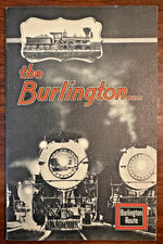 1933 The Burlington Railroad Booklet CHICAGO A Century of Progress Worlds Fair picture
