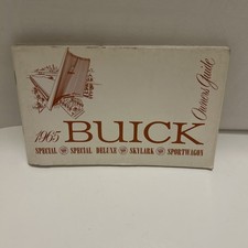 VINTAGE 1965 Buick Owners Guide picture