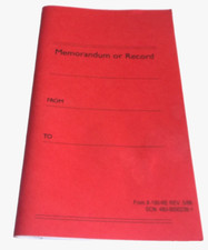 MAY 1988 CSXT UNUSED MEMORANDUM OR RECORD BOOK picture
