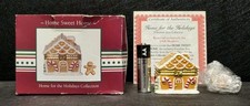 “Home Sweet Home” Home for The Holidays Gingerbread House Trinket Box And Charm  picture