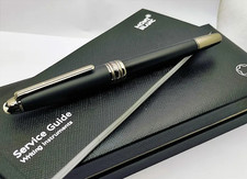 Authentic Montblanc Meisterstuck Classique 163P Matte Black Rollerball NIB picture
