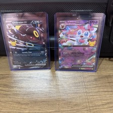 Pokemon 30th Celebration Umbreon Ex And Sylveon Ex 092/128 071/128 Holo NM Lot picture