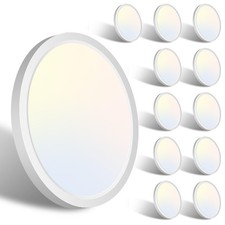 Libtit 12Pack 7Inch Led Ceiling Light - Flush Mount, 15W 1500Lm, 3000K/4000K/... picture