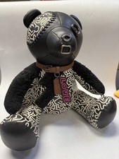 NWT Coach X Keith HARING Limited Black Leather Bear RARE Hard To Find picture