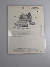 1952 David Bogen Amp H010 PX RX Service Wire Schematic Repair Manual Vintage picture
