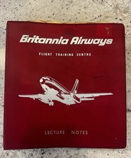 Britannia Airways Boeing 737-200 Flight Training Binder 1978 - Vintage RARE picture