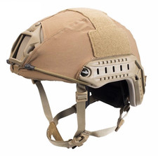 New FirstSpear Solid Stretch Helmet Cover Ops Core Fast High Cut Coyote SZ: L/XL picture