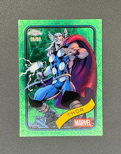 2025 Topps Chrome Marvel #119 Thor Doom Spider Wolverine Iron GREEN HULK /99 picture
