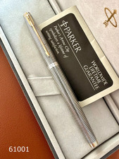 Vintage PARKER 75 Sterling Silver Fountain Pen - 63（Extra Fine） Nib Perfection picture