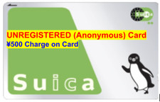 New ¥500 Charged Credit  JR Penguin Anonymous Blank Suica Transportation IC Card picture