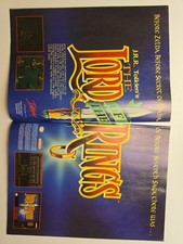 ULTRA RARE GRAIL 1994 Final Fantasy III & Lord of the Rings 10-Page Spread picture