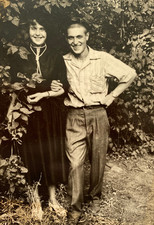 Handsome young man guy & beautiful woman girl soviet life ussr vintage photo picture