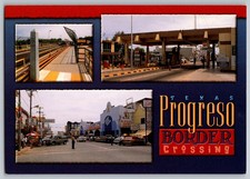 Postcard - Progreso Texas, The Border Crossing picture