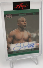 FLOYD MAYWEATHER AUTO RARE/7 Card 2023 Leaf Pro Set Signed PRO BOXING CHAMPION picture