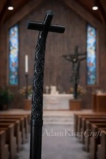 Wooden CROZIER Bishop Staff Crosier Quality Craftsmanship, 72