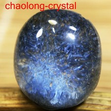 6.7Ct Very Rare NATURAL Beautiful Blue Dumortierite Quartz Crystal Pendant C1019 picture