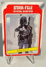 1980 Topps Star Wars Empire Strikes Back Boba Fett Star File Rookie Card picture
