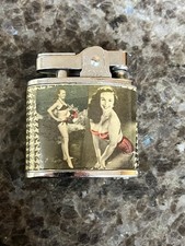 Bright Vintage 1950’s Supreme Four Image Pinup Lighter Burlesque Bikini Model picture