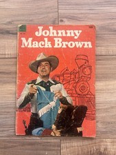 1953 JOHNNY MACK BROWN Dell 4-color #493 Comic picture
