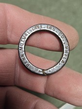 Rare Vintage Austria Advertising Split Key Ring Penn Mutual Life Insurance Phila picture