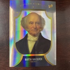 Martin Van Buren 2023 Pieces of the Past Premium Edition Historical Figure Card picture