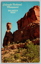 Postcard CO Colorado National Monument Balanced Rock Fruita Canyon A5 picture