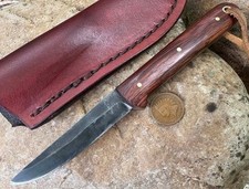 ML Knives - Carry & Field  Knife - EDC  Hunting - Sheath - Rosewood - New picture