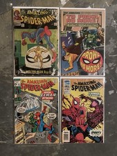 Silver Age Amazing Spider Man Lot 4: Prowler App, Molten Man, Gwen Stacy, Iceman picture