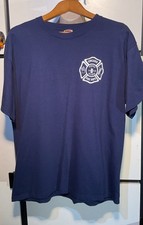 CHICAGO FIREDEPT 9/11 T Shirt SZ XL  FDNY USA MEMORIALVintage Fruit Heavy Tag picture