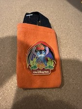 Rare Authentic Halloween Stich/Chernabog Disney Pin In A Pumpkin Treat Bag. HTF picture
