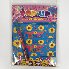 Vintage Lisa Frank Sunflower Kittens Pop-Up Postalettes COMPLETE SET Pen/Sticker picture