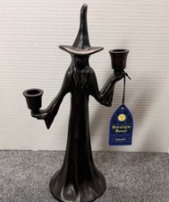 Moonlight Manor Witch Double Taper Candle Holder Halloween viral HTF PB dupe NEW picture