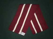 Vintage Harvard University Striped Wool Scarf Made in England for The Coop VGC picture