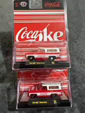 M2 Coca-Cola 1973 GMC Jimmy Sierra Red White Soda, 2 pack, CHASE picture
