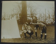 Photo EDWARDIAN BOY SCOUTS NO4 C1910 Magic Lantern Slide EARLY SCOUTING picture