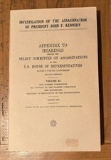HSCA Investigation into Assassination of JFK - Appendix to Hearings, Vol. 11 picture